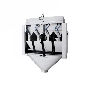 Máquina de pesaje lineal de 4 cabezales